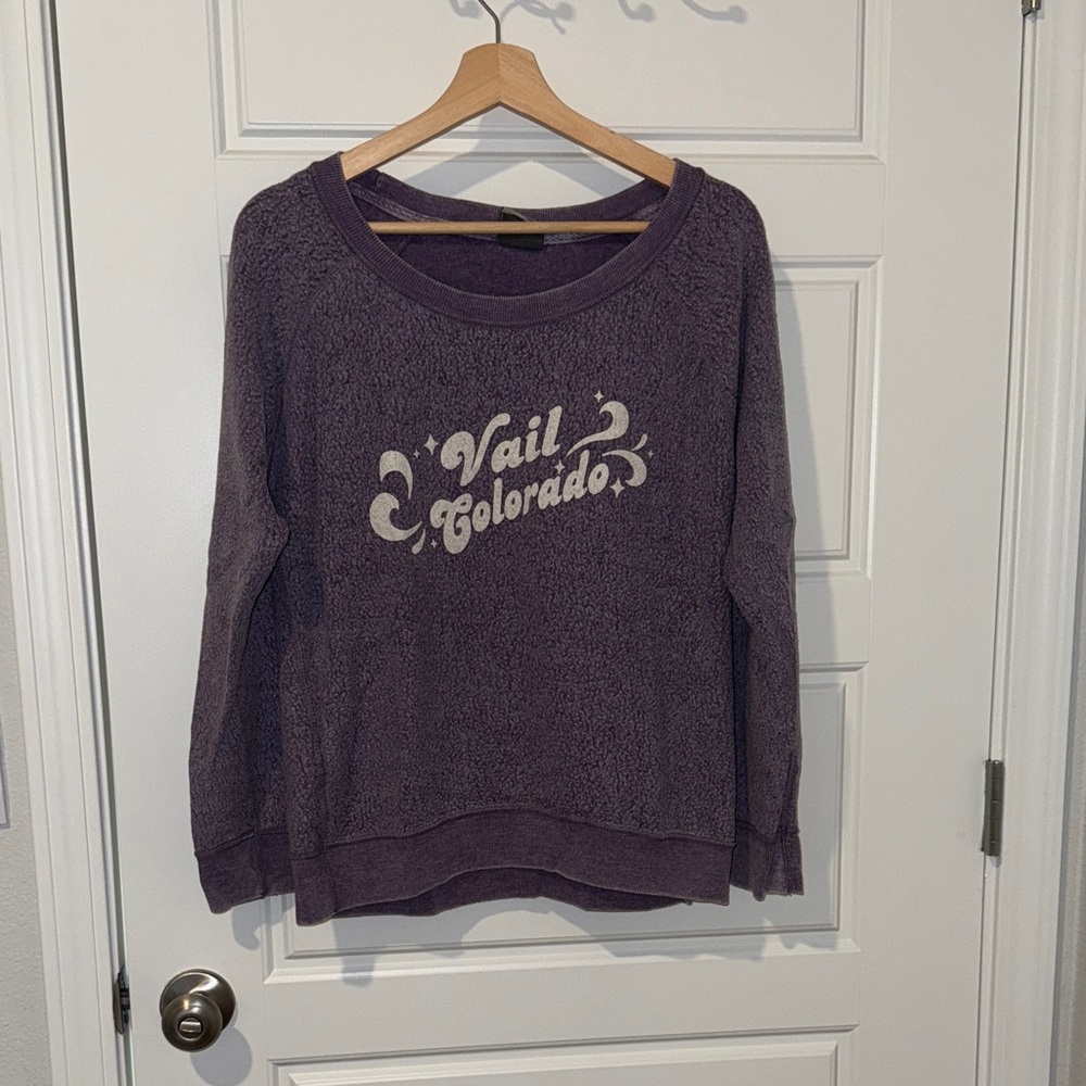 Vail Colorado mv sport crewneck sweatshirt size medium